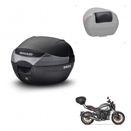 SHAD Baul SH33 + soporte montaje respaldo KIT-440040