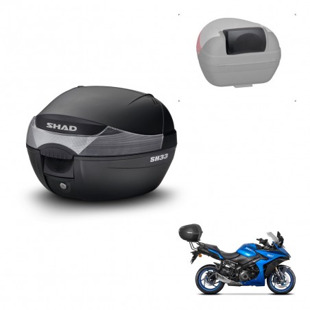 SHAD Trunk SH33 + mounting bracket backrest KIT-440064