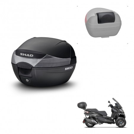 SHAD Trunk SH33 + mounting bracket backrest KIT-440076