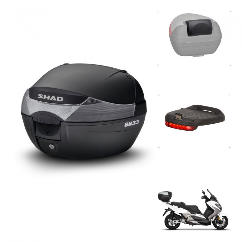 SHAD SH33 trunk + mounting bracket accessories KIT-440085