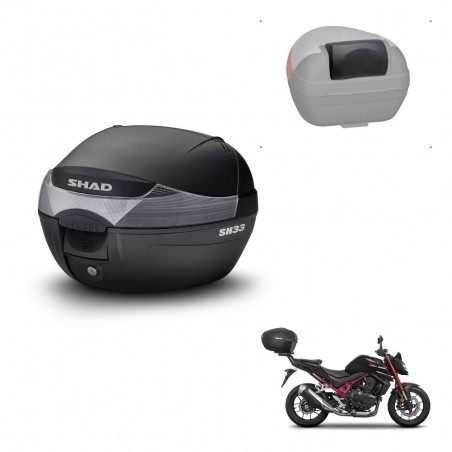 SHAD Trunk SH33 + mounting bracket backrest KIT-440100