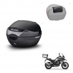 SHAD Trunk SH33 + mounting bracket backrest KIT-440112