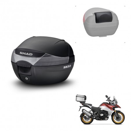 SHAD Trunk SH33 + mounting bracket backrest KIT-440120