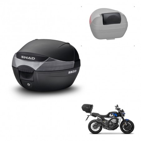 SHAD Baul SH33 + soporte montaje respaldo KIT-440132