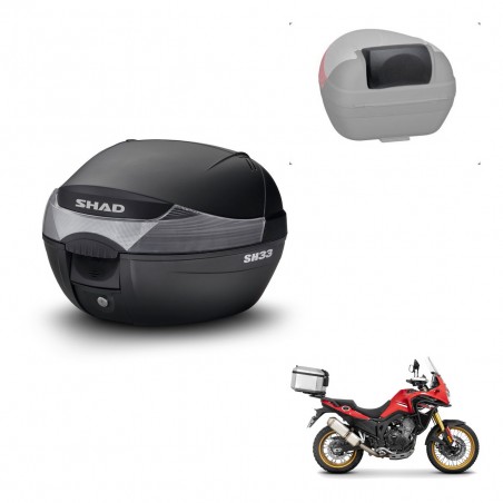 SHAD Baul SH33 + soporte montaje respaldo KIT-440160