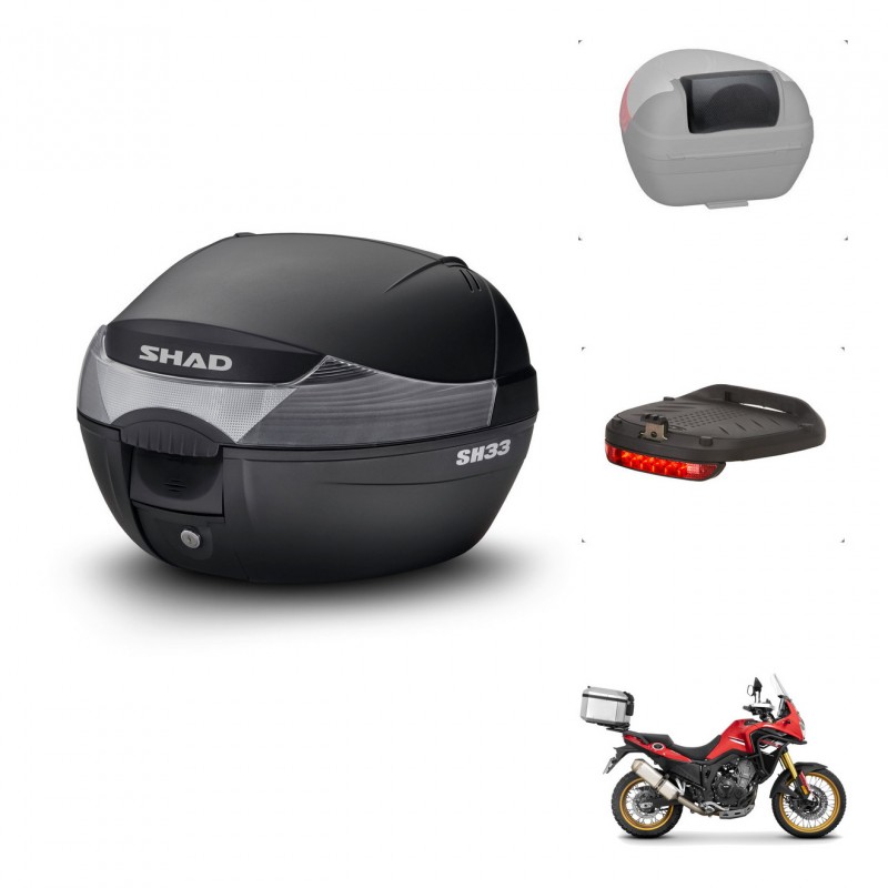 SHAD Baul SH33 + soporte montaje accesorios KIT-440161