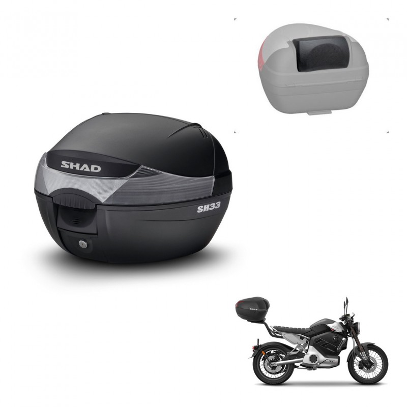 SHAD Baul SH33 + soporte montaje respaldo KIT-440168