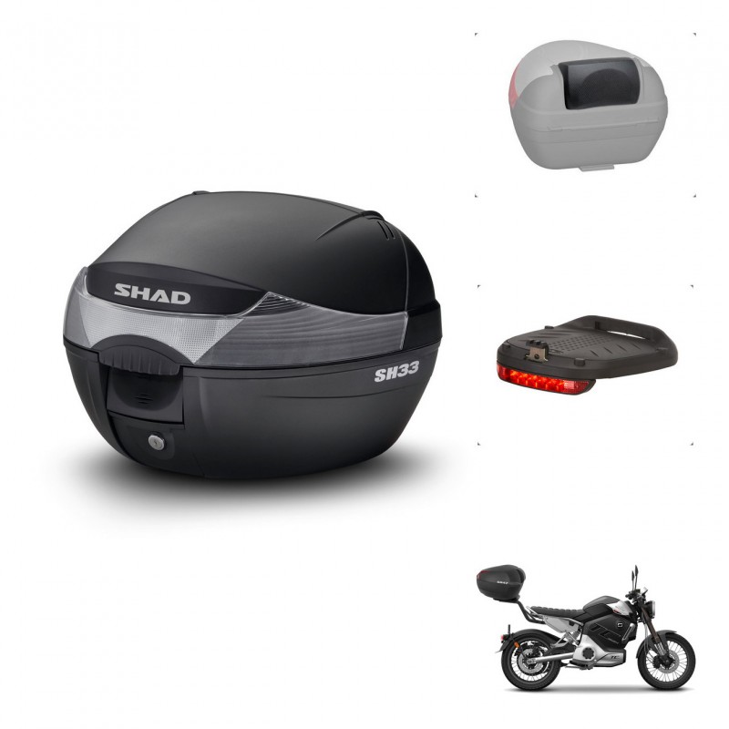 SHAD Baul SH33 + soporte montaje accesorios KIT-440169