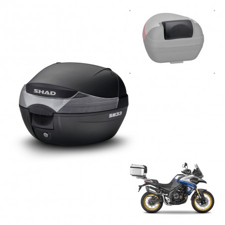 SHAD Trunk SH33 + mounting bracket backrest KIT-440172