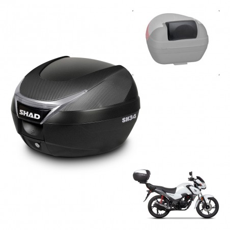 SHAD Baul SH34 + soporte montaje respaldo KIT-440176