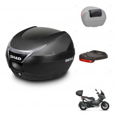 SHAD Baul SH34 + soporte montaje accesorios KIT-440181