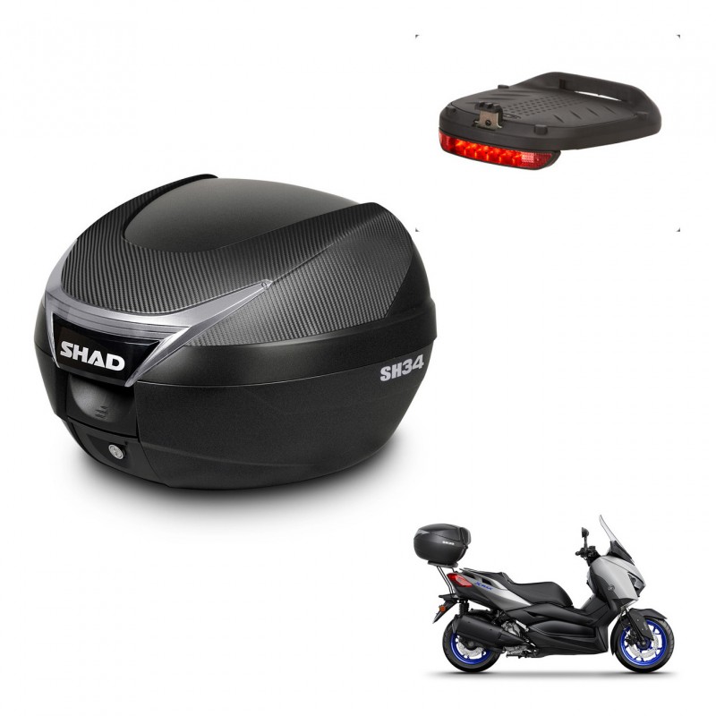 SHAD Baul SH34 + soporte montaje luz de freno KIT-440195