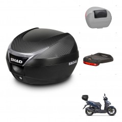 SHAD Baul SH34 + soporte montaje accesorios KIT-440205