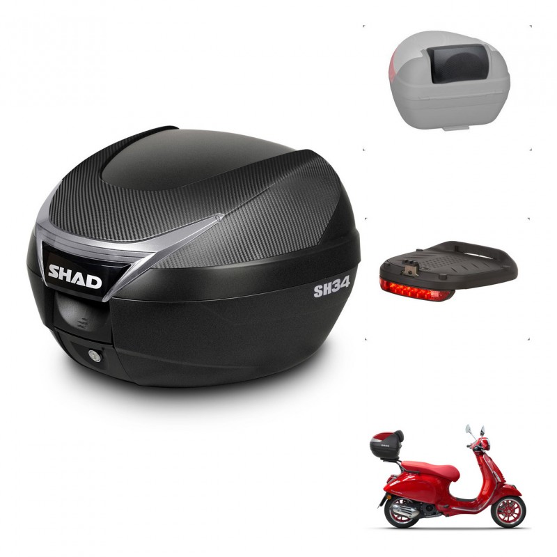 SHAD SH34 trunk + mounting bracket accessories KIT-440213