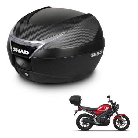 SHAD SH34 trunk + mounting bracket KIT-440214