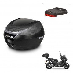 SHAD Baul SH34 + soporte montaje luz de freno KIT-440223