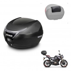 SHAD Baul SH34 + soporte montaje respaldo KIT-440228
