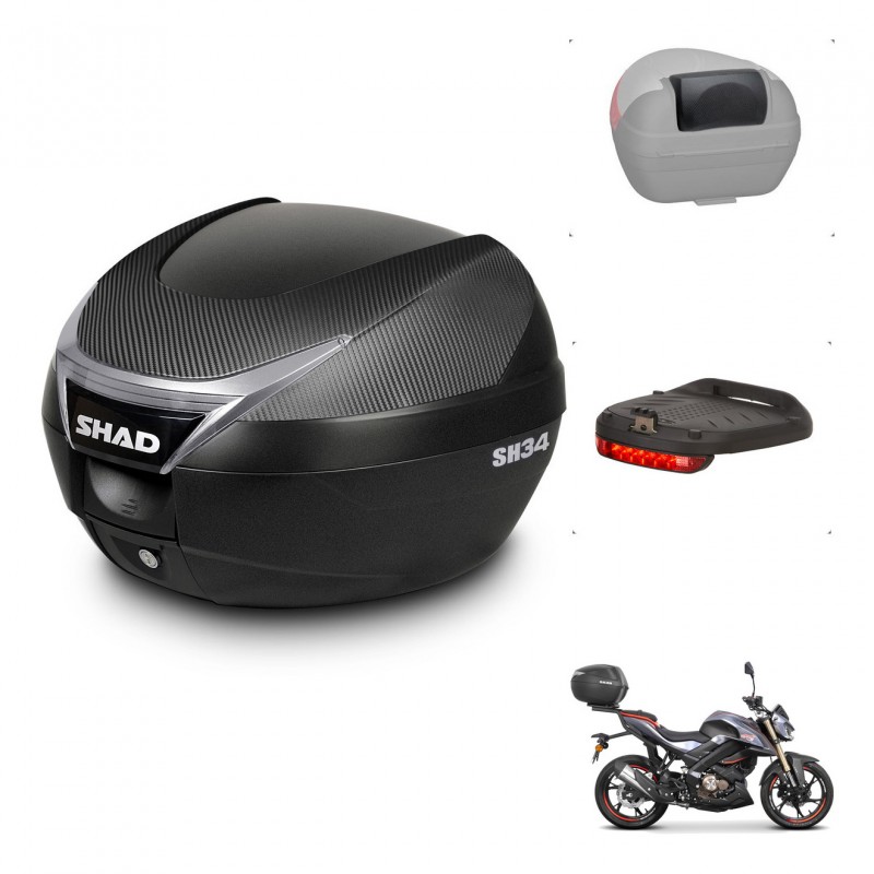 SHAD SH34 trunk + mounting bracket accessories KIT-440229