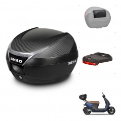 SHAD Baul SH34 + soporte montaje accesorios KIT-440241