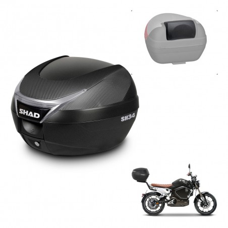 SHAD Baul SH34 + soporte montaje respaldo KIT-440248