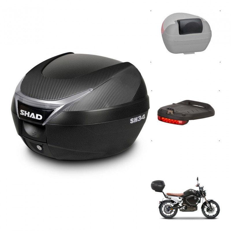 SHAD Baul SH34 + soporte montaje accesorios KIT-440249