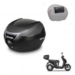 SHAD Baul SH34 + soporte montaje respaldo KIT-440264