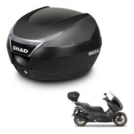 SHAD SH34 trunk + mounting bracket KIT-440266