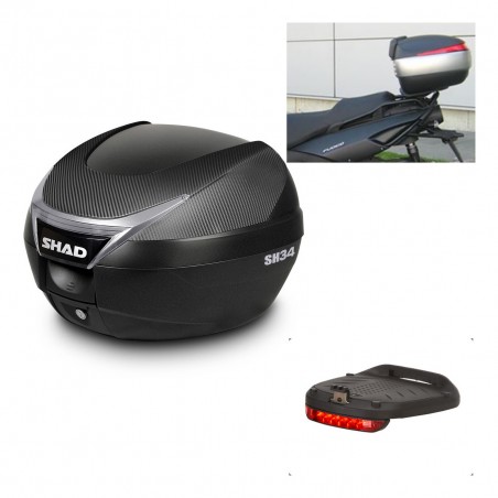 SHAD Baul SH34 + soporte montaje luz de freno KIT-440271