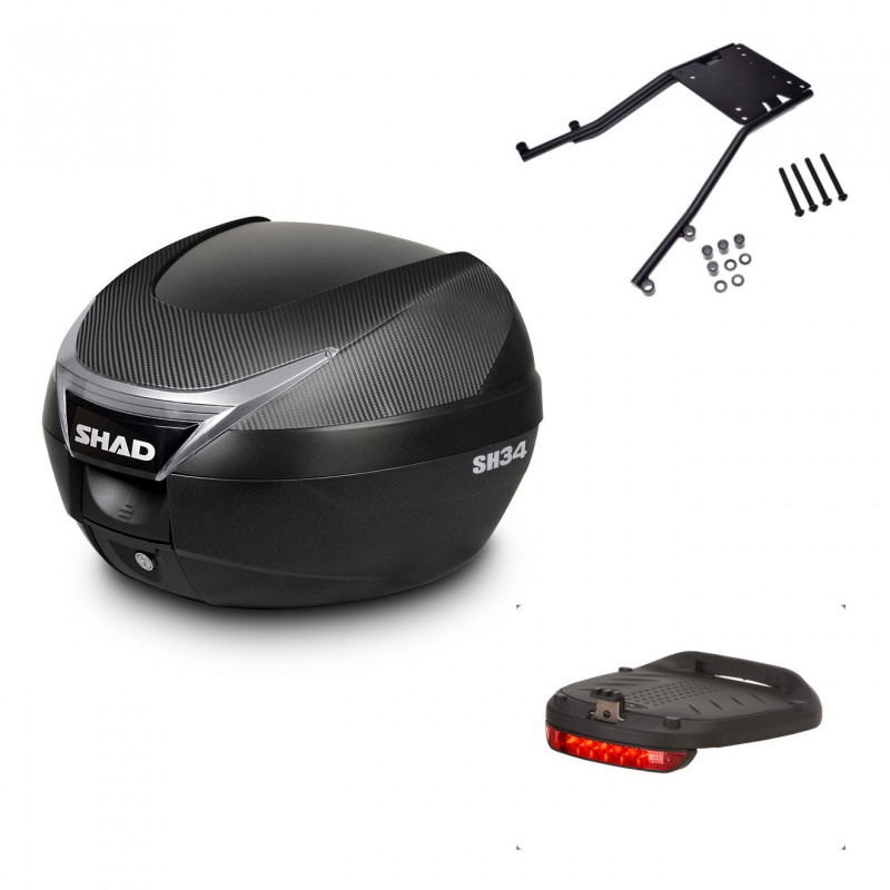 SHAD Baul SH34 + soporte montaje luz de freno KIT-440283