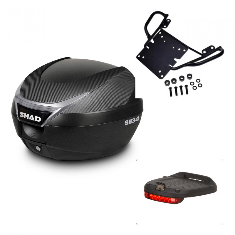 SHAD Baul SH34 + soporte montaje luz de freno KIT-440291