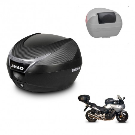 SHAD Baul SH34 + soporte montaje respaldo KIT-440296