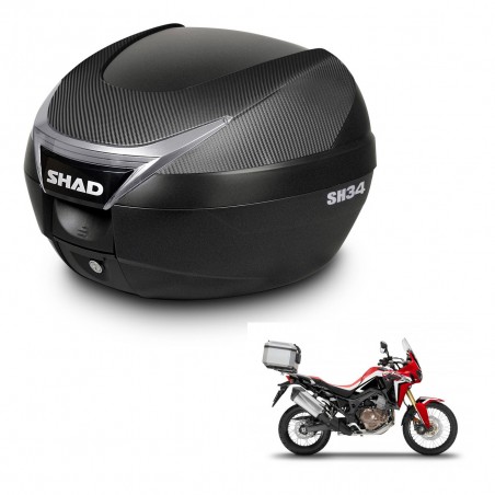 SHAD SH34 trunk + mounting bracket KIT-440298