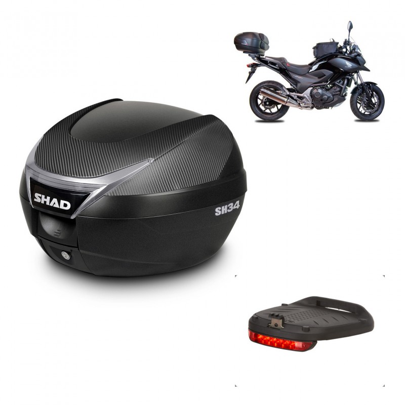 SHAD Baul SH34 + soporte montaje luz de freno KIT-440579