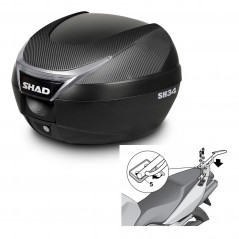 SHAD SH34 trunk + mounting bracket KIT-440314