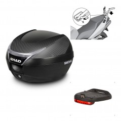 SHAD Baul SH34 + soporte montaje luz de freno KIT-440315