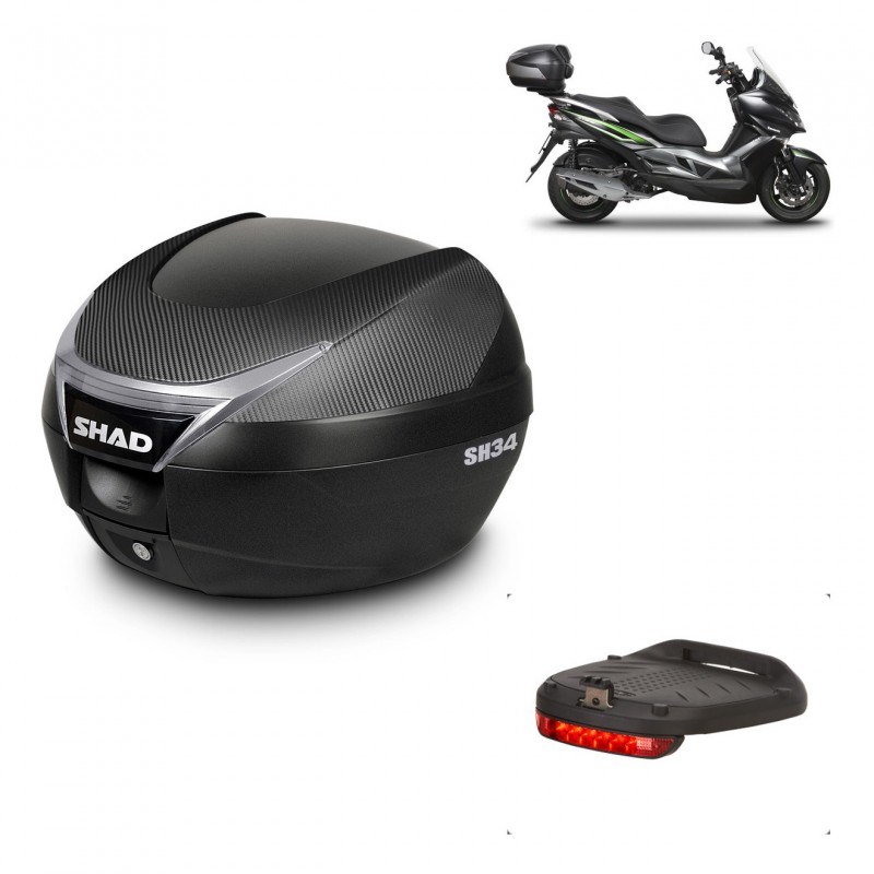 SHAD Baul SH34 + soporte montaje luz de freno KIT-440343
