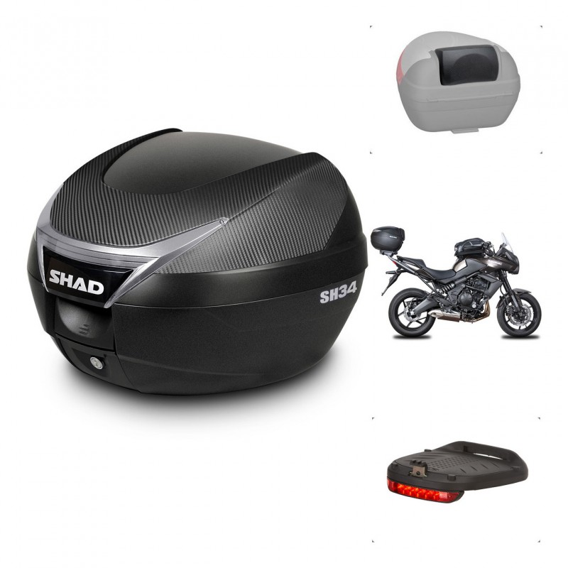 SHAD Baul SH34 + soporte montaje accesorios KIT-440349