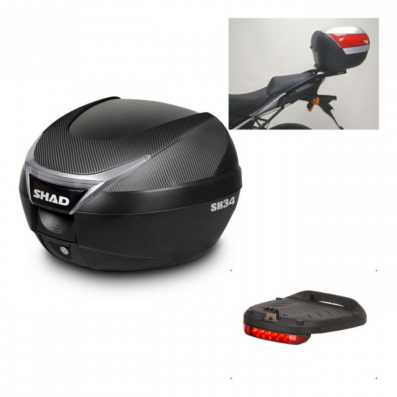 SHAD Baul SH34 + soporte montaje luz de freno KIT-440351