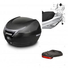 SHAD Baul SH34 + soporte montaje luz de freno KIT-440359