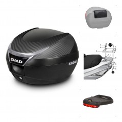 SHAD Baul SH34 + soporte montaje accesorios KIT-440361