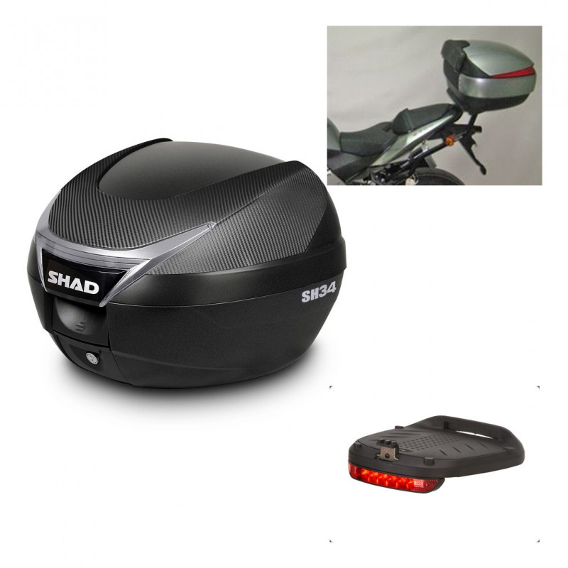 SHAD Baul SH34 + soporte montaje luz de freno KIT-440367