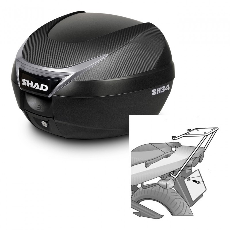 SHAD Baul SH34 + soporte montaje KIT-440370