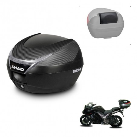 SHAD Baul SH34 + soporte montaje respaldo KIT-440376