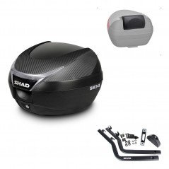 SHAD Baul SH34 + soporte montaje respaldo KIT-440384