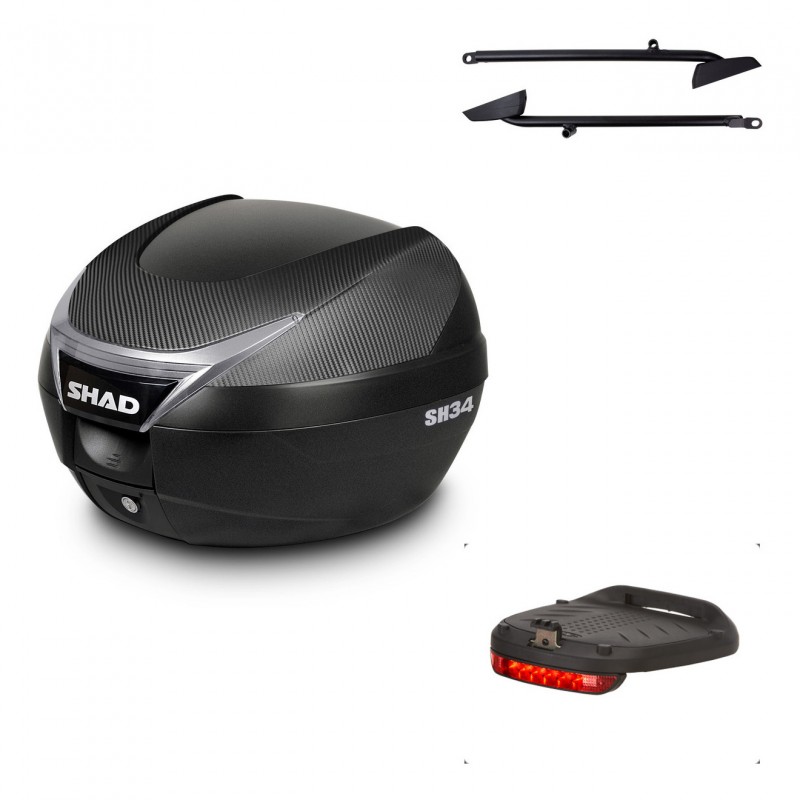 SHAD Baul SH34 + soporte montaje luz de freno KIT-440387