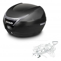 SHAD SH34 trunk + mounting bracket KIT-440406
