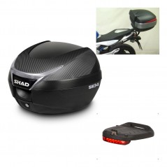 SHAD Baul SH34 + soporte montaje luz de freno KIT-440411
