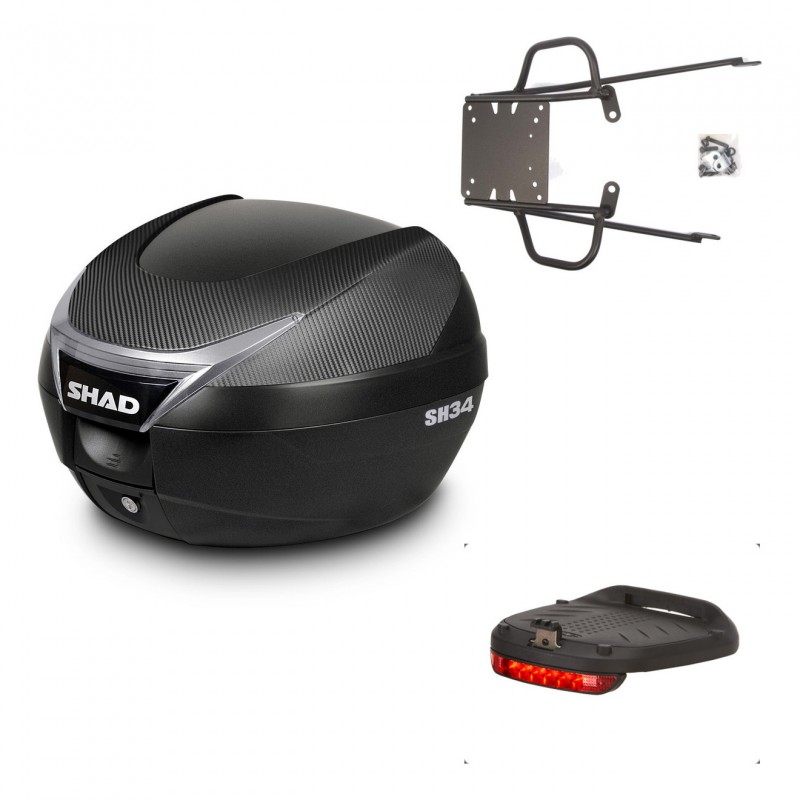 SHAD Baul SH34 + soporte montaje luz de freno KIT-440415