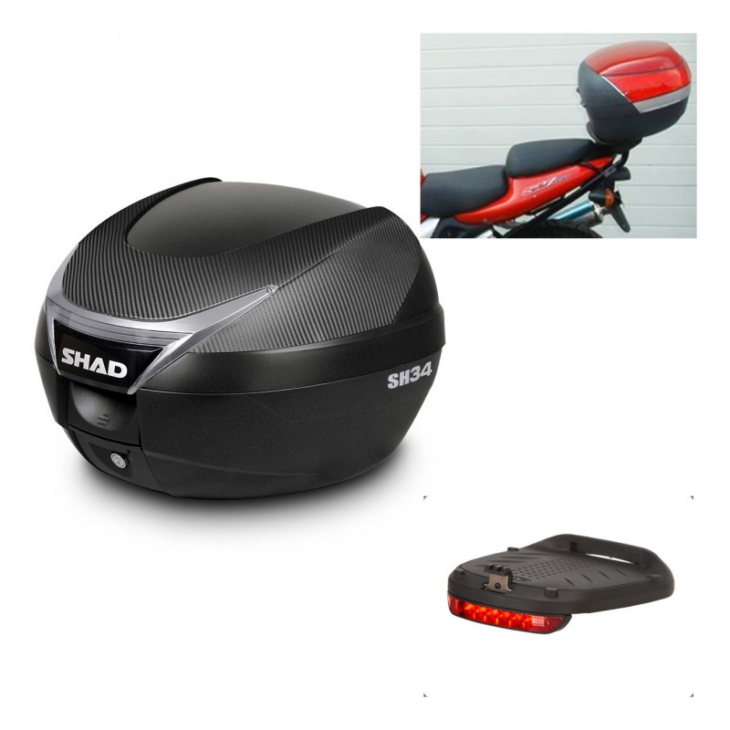 SHAD Baul SH34 + soporte montaje luz de freno KIT-440427