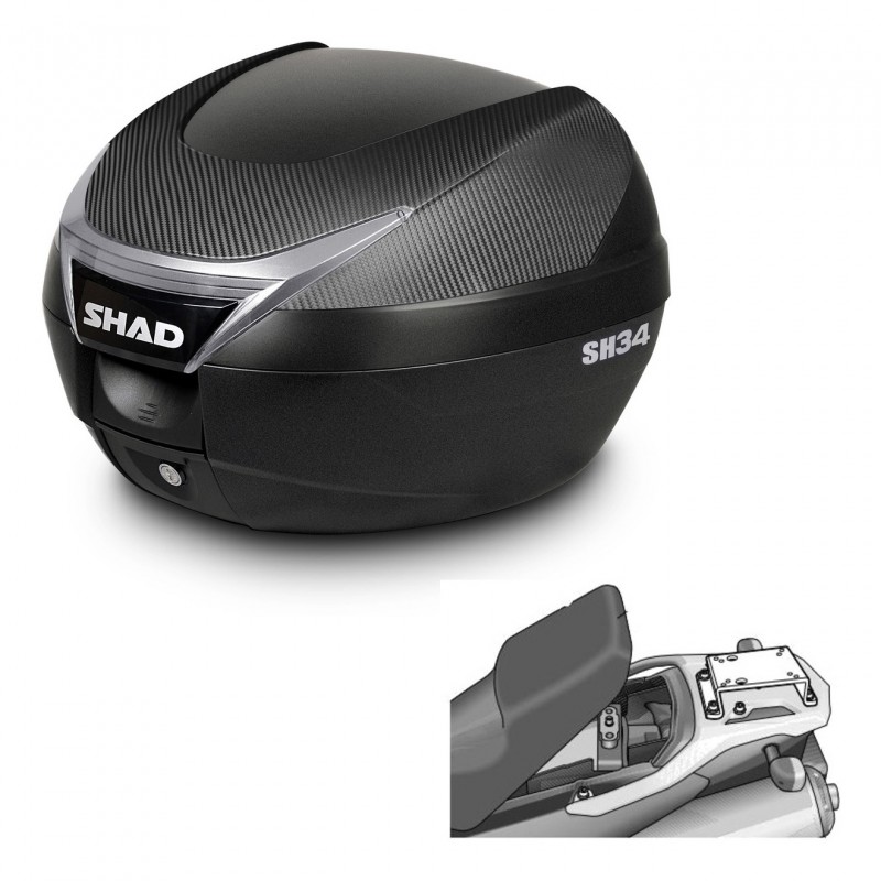 SHAD Baul SH34 + soporte montaje KIT-440430